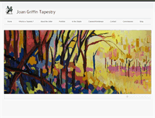 Tablet Screenshot of joangriffintapestry.com